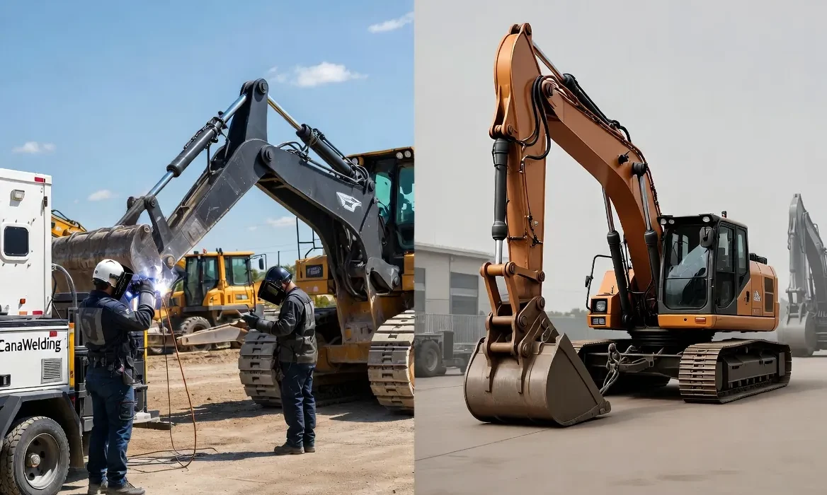 6 Welder documenting the finished repair with photos and paperwork